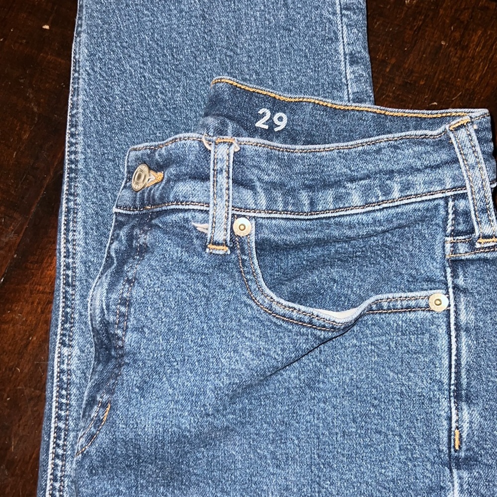 MADEWELL SIZE 29 JEANS FULL LENGTH CLASSIC STRAIGHT